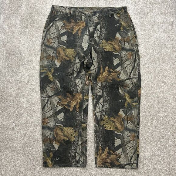 Carhartt B158 CMO RealTree Men's Size 42x30 Camo Dungaree Fit Pants - Picture 2 of 12